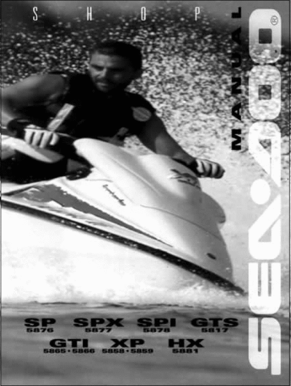 Product picture 1996 SEADOO workshop manual